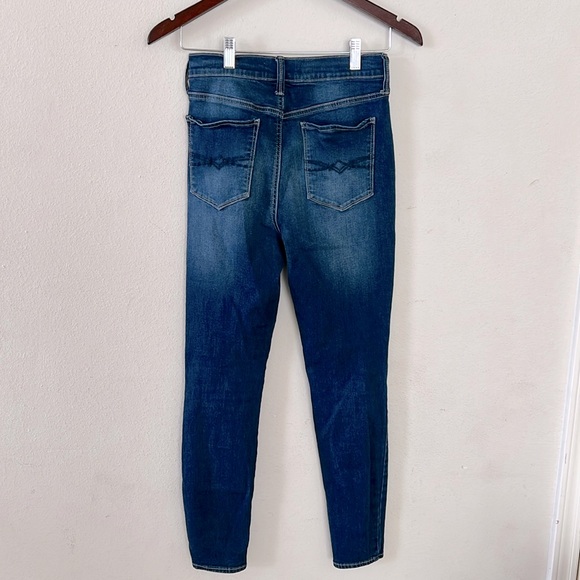 Mudd High Rise Jeggings Flex Stretch Denim Jeans Size 7 Skinny Distressed - Picture 2 of 12